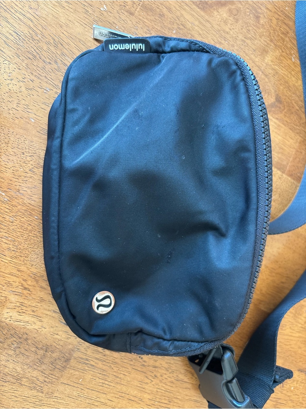 lululemon athletica Black/Silver Belt Bag